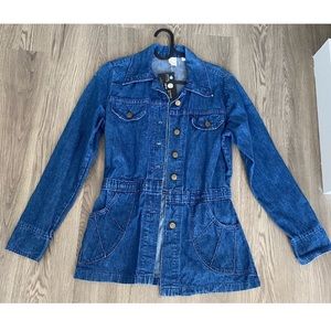 VINTAGE Rumble Seat Jean Jacket